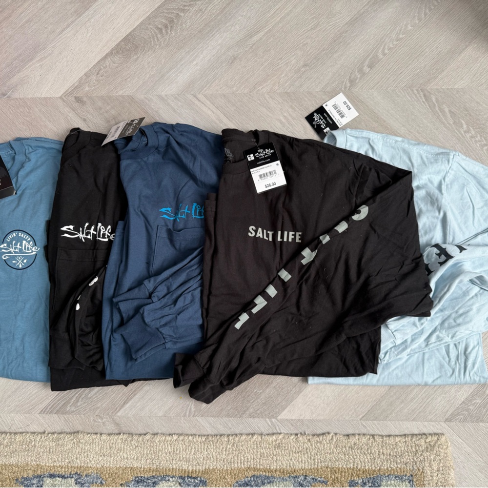 Salt Life Men’s 5 Tee Bundle NWT